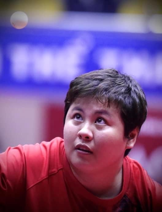 Tay vợt Mai Hoàng Mỹ Trang (TPHCM) là một trong những ứng viên vô địch cây vợt xuất sắc toàn quốc năm nay. Ảnh: TIẾN HÙNG