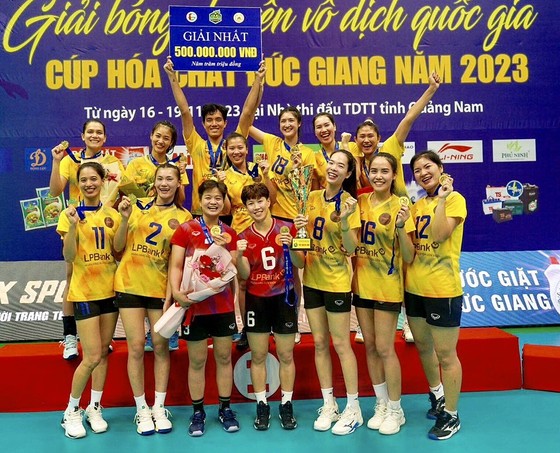 Đội nữ Ninh Bình đang là đương kim vô địch quốc gia sẽ phải chuẩn bị kỹ càng cho mùa giải năm sau 2024. Ảnh: VFV