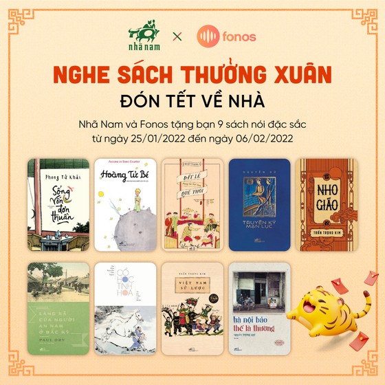 “Nghe sách thưởng xuân” với 9 đầu sách miễn phí ảnh 1 “Nghe sách thưởng xuân” với 9 đầu sách miễn phí ảnh 1