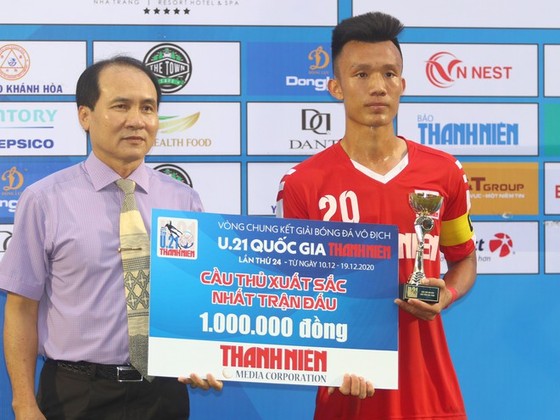 Mai Xuân Quyết, thủ lĩnh của U21 Nam Định ảnh 1 Mai Xuân Quyết, thủ lĩnh của U21 Nam Định ảnh 1