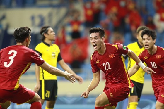 Đội tuyển Việt Nam tiến một bước dài đến vòng loại thứ 3. Ảnh: ANH KHOA