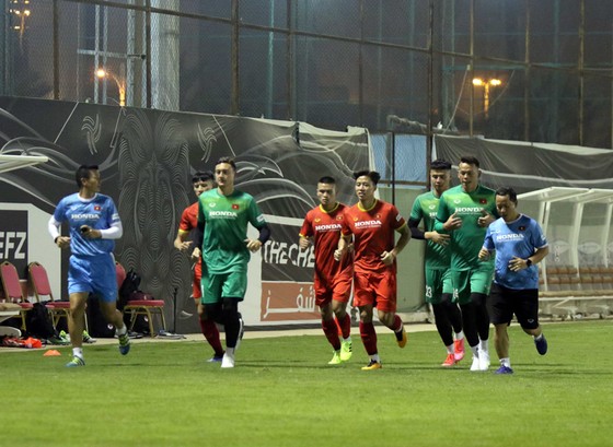 Đội tuyển Việt Nam đã hội đủ 3 thủ môn tại Saudi Arabia sau khi có sự xuất hiện của Văn Lâm