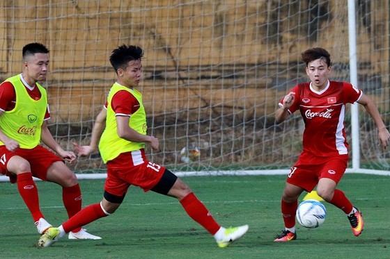 Minh Vương vẫn chưa thể đồng hành cùng đội tuyển tại vòng loại cuối World Cup 2022. Ảnh: MINH HOÀNG
