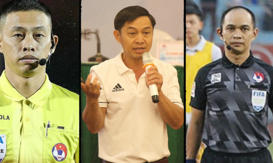 Ông Đặng Thanh Hạ cùng hai trọng tài được AFF bổ nhiệm tham gia điều hành tại AFF Cup 2022