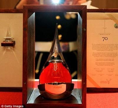 10.000 bảng cho chai rượu whisky lâu năm nhất thế giới