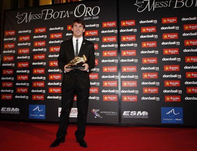 Lionel Messi đoạt Chiếc giày Vàng
