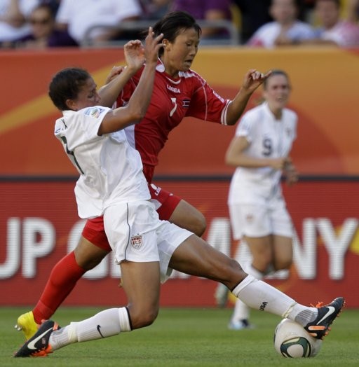 World Cup bóng đá nữ 2011 (bảng C): Mỹ và Thụy Điển cùng thắng