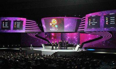 Kết quả bốc thăm chia bảng vòng chung kết EURO 2012