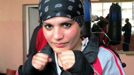 Một nữ võ sĩ quyền Anh cho Afghanistan