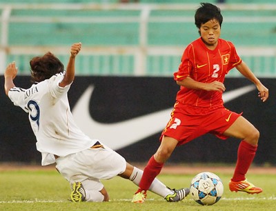 Giải bóng đá nữ Đông Nam Á 2012: Việt Nam tái ngộ Myanmar ở trận chung kết
