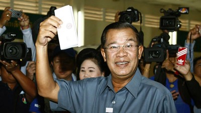 Kết quả sơ bộ bầu cử Quốc hội Campuchia khóa V -   Đảng CPP giành đa số phiếu