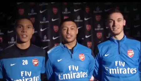 Cầu thủ Arsenal chúc tết ảnh 1 Cầu thủ Arsenal chúc tết ảnh 1