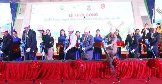 Lễ khởi công dự án Tổ hợp Tổ hợp khu nông nghiệp ứng dụng công nghệ cao 1.500 tỷ tại Đắk Lắk