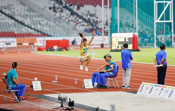 Điền kinh: Chỉ cần 1 lần nhảy, Bùi Thị Thu Thảo tạo nên lịch sử ở Asiad 2018 ảnh 2