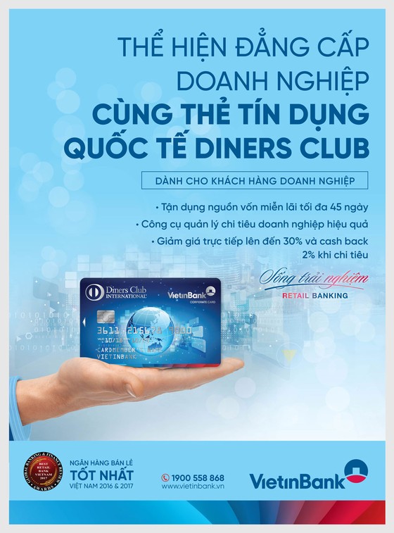 Ngập tràn ưu đãi từ thẻ TDQT VietinBank Diners Club ảnh 1