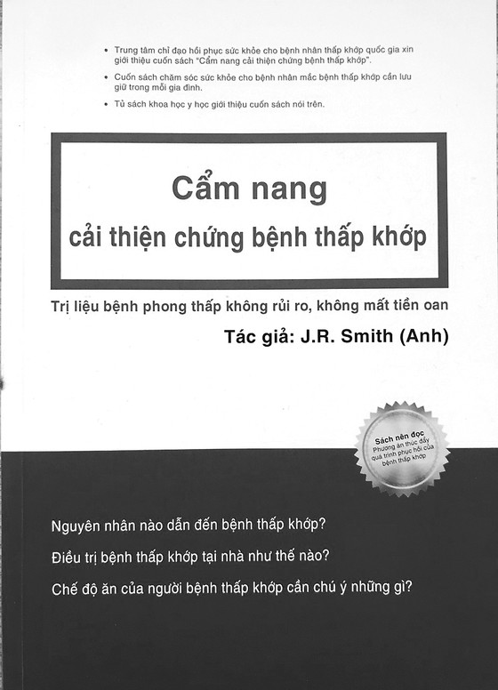 Tặng sách miễn phí: Bệnh xương khớp lâu năm, cách chữa đơn giản, chống tái phát ảnh 1 Tặng sách miễn phí: Bệnh xương khớp lâu năm, cách chữa đơn giản, chống tái phát ảnh 1