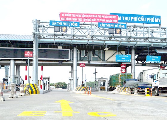 Trạm thu phí cầu Phú Mỹ (TPHCM)  đã áp dụng thu phí tự động không dừng