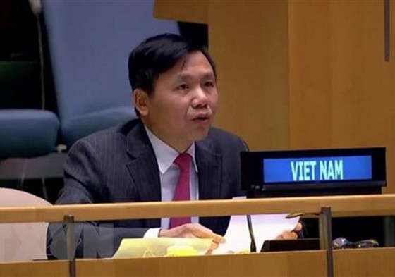 Đại sứ, Trưởng Phái đoàn Việt Nam tại Liên hợp quốc Đặng Đình Quý. Ảnh: TTXVN