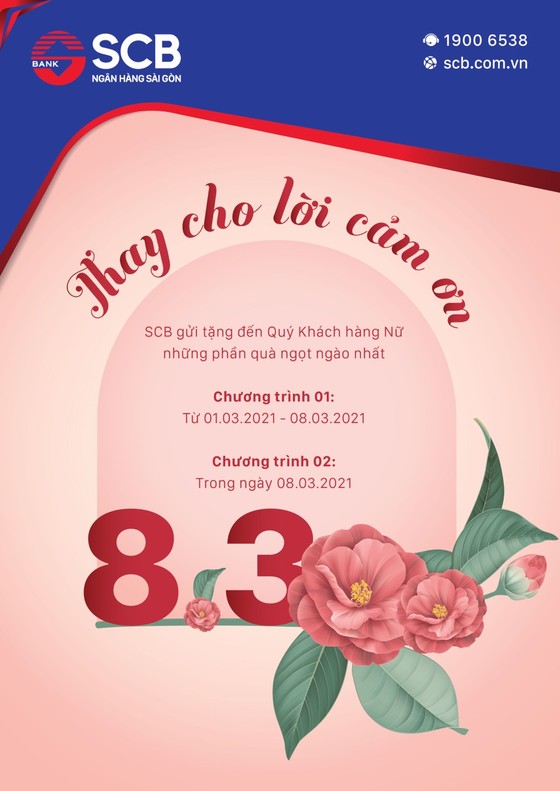 SCB tri ân khách hàng nữ nhân dịp 8-3 ảnh 1 SCB tri ân khách hàng nữ nhân dịp 8-3 ảnh 1