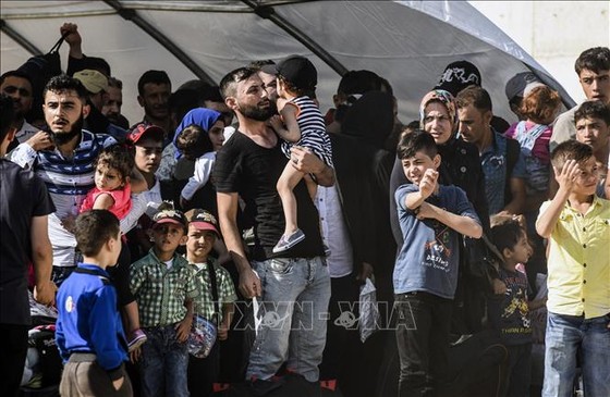 Người tị nạn Syria tại thị trấn Kilis, miền Trung Thổ Nhĩ Kỳ. Ảnh minh họa: AFP/TTXVN