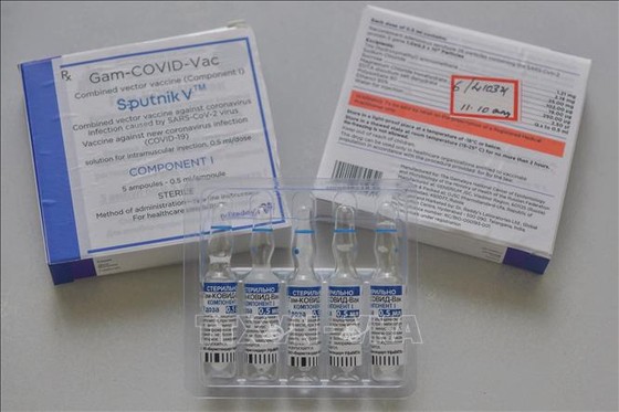 Vaccine Sputnik V ngừa Covid-19 của Nga. Ảnh: AFP/TTXVN