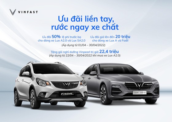 Chào Hè 2022, VinFast tung ưu đãi khủng chỉ áp dụng tới cuối tháng 4 ảnh 1