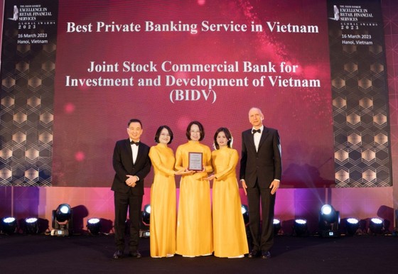 BIDV là ngân hàng đầu tiên đạt giải “Dịch vụ ngân hàng cao cấp Private Banking tốt nhất Việt Nam”