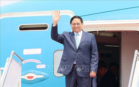 Thủ tướng Phạm Minh Chính tới Indonesia, bắt đầu chuyến công tác dự Hội nghị cấp cao ASEAN lần thứ 43 ảnh 1