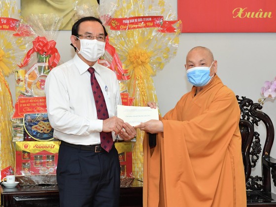 Đoàn lãnh đạo TPHCM thăm, chúc mừng năm mới các vị chức sắc tôn giáo ảnh 1 Đoàn lãnh đạo TPHCM thăm, chúc mừng năm mới các vị chức sắc tôn giáo ảnh 1