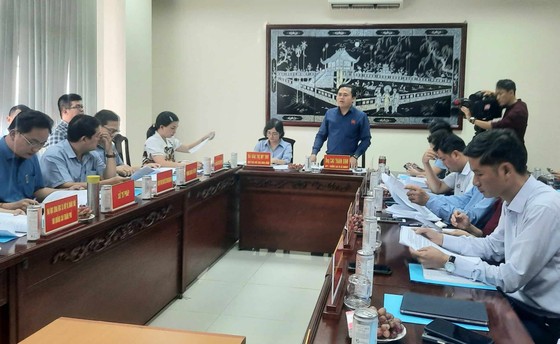 Trưởng Đoàn giám sát Ban Văn hóa - Xã hội, HĐND TPHCM Cao Thanh Bình phát biểu kết luận buổi giám sát