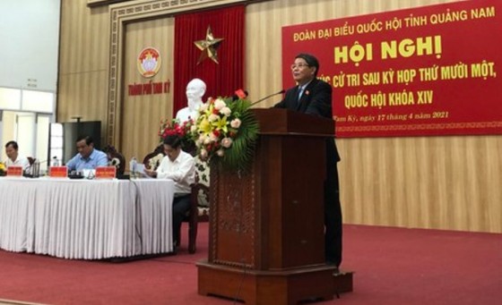 Phó Chủ tịch Quốc hội Nguyễn Đức Hải tiếp xúc cử tri tỉnh Quảng Nam ảnh 2 Phó Chủ tịch Quốc hội Nguyễn Đức Hải tiếp xúc cử tri tỉnh Quảng Nam ảnh 2