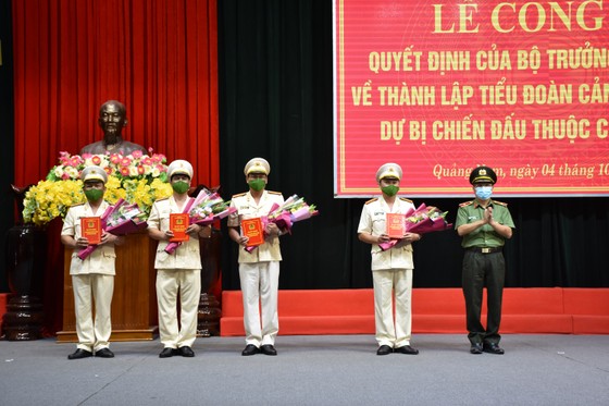 Quảng Nam thành lập Tiểu đoàn Cảnh sát cơ động dự bị chiến đấu ảnh 1