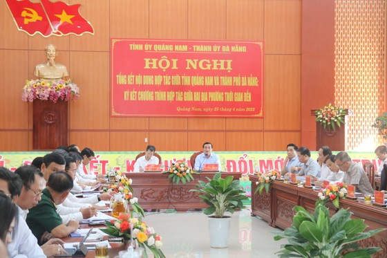 Quảng Nam và Đà Nẵng ký kết chương trình hợp tác giữa 2 địa phương ảnh 1