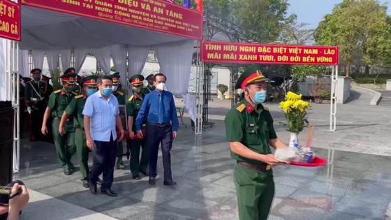 Quảng Trị: Truy điệu, an táng 24 hài cốt liệt sĩ hy sinh tại Lào ảnh 4 Quảng Trị: Truy điệu, an táng 24 hài cốt liệt sĩ hy sinh tại Lào ảnh 4