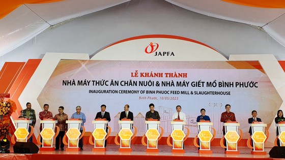 Japfa khánh thành nhà máy thức ăn chăn nuôi và giết mổ hiện đại nhất tại Bình Phước