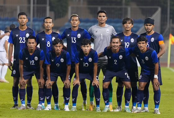 Campuchia triệu tập 30 cầu thủ chuẩn bị cho AFF Cup 2020. Ảnh: FFC