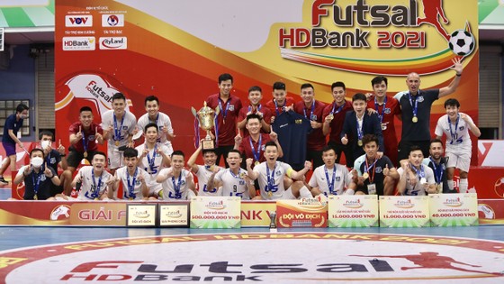Thái Sơn Nam có lần thứ 6 liên tiếp vô địch Giải futsal VĐQG. Ảnh: ANH TRẦN