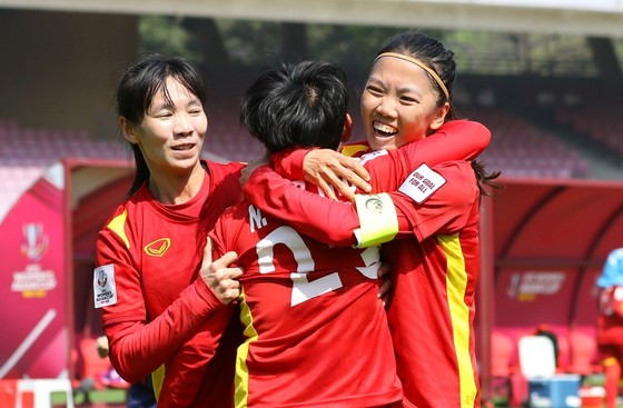 Đội tuyển nữ Việt Nam lần đầu dự World Cup. Ảnh: AFC