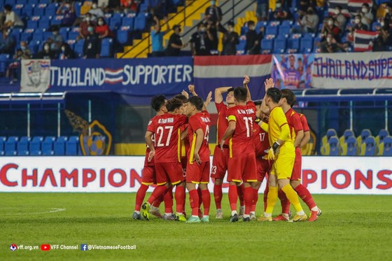 U23 Việt Nam xuất sắc đứng đầu bảng C ở Giải U23 Đông Nam Á 2022 dù bị ảnh hưởng nghiêm trọng bởi dịch Covid-19. Ảnh: ANH TRẦN