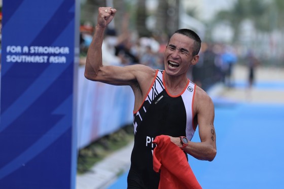 Phạm Tiến Sản giành tấm HCV Duathlon lịch sử ảnh 5