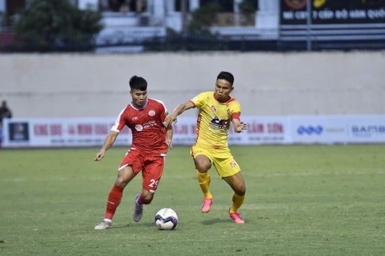 Thanh Hoá giành chiến thắng ở vòng 10 V-League 2022. ẢNH: MINH HOÀNG