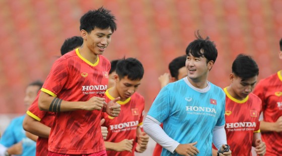 Đoàn Văn Hậu đã trở lại đội tuyển Việt Nam sau hơn 1 năm vắng mặt. ẢNH: DŨNG PHƯƠNG