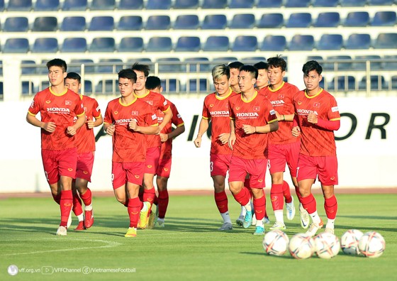 Đội tuyển Việt Nam đang tập huấn ở Bà Rịa - Vũng Tàu
