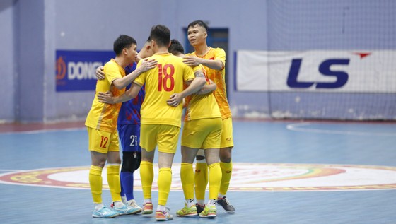 Futsal Việt Nam đánh bại Quần đảo Solomon ở giao hữu lượt đi. ẢNH: ANH TRẦN 