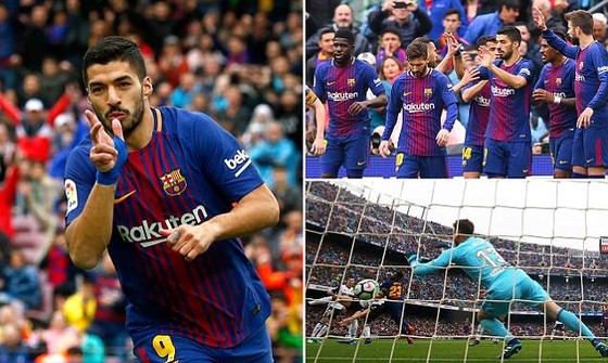 Barcelona - Valencia 2-1: Suarez, Umtiti lập công, Barca xô đổ kỷ lục