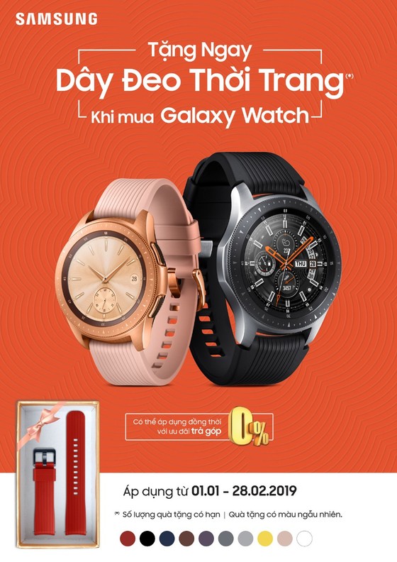 Samsung Galaxy Watch đến Việt Nam 