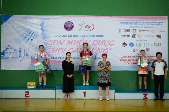 Chương trình 'Con muốn được chơi cầu lông' mang đến những nguồn lực xã hội mới cho phong trào cầu lông trường học ảnh 3