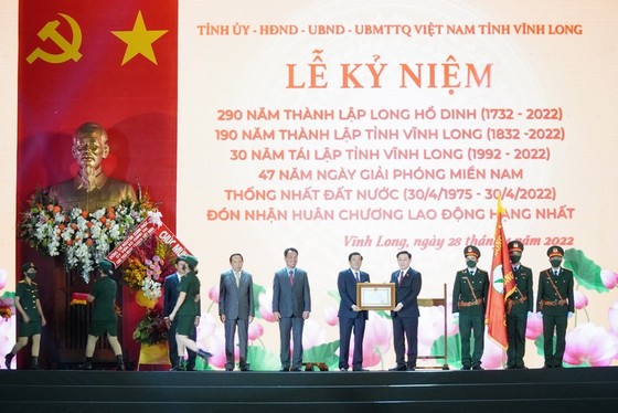 Tỉnh Vĩnh Long đón nhận Huân chương Lao động hạng Nhất ảnh 5