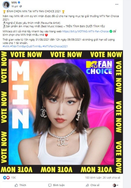 Lộ diện Top 3 MTV Fan Choice2021 ảnh 6