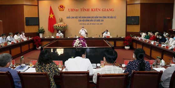 Chủ tịch Ủy ban Trung ương MTTQ Việt Nam kiểm tra công tác chuẩn bị bầu cử tại Kiên Giang ảnh 1 Chủ tịch Ủy ban Trung ương MTTQ Việt Nam kiểm tra công tác chuẩn bị bầu cử tại Kiên Giang ảnh 1
